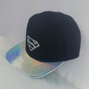 Superman Pastel Rainbow & Black Snapback DC Comic